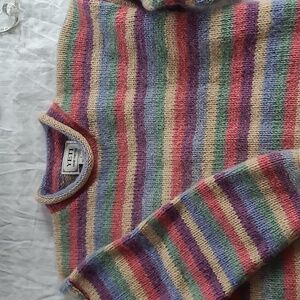 Wool Pastel rainbow sweater